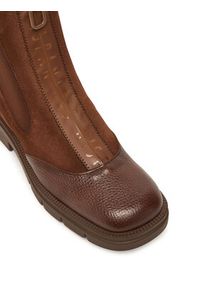 Hispanitas Botki HI254302 Brązowy. Kolor: brązowy. Materiał: zamsz, skóra #6