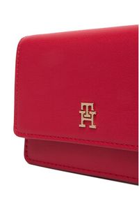 TOMMY HILFIGER - Tommy Hilfiger Torebka Th Icon Card Holder W/Chain AW0AW18248 Czerwony. Kolor: czerwony. Materiał: skórzane #5
