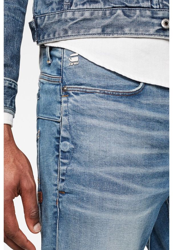 G-Star RAW - G-Star Raw - Jeansy D-Staq. Kolor: niebieski