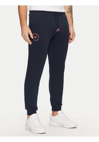 Jack & Jones - Jack&Jones Spodnie dresowe Gordon 12268442 Granatowy Regular Fit. Kolor: niebieski. Materiał: bawełna, syntetyk