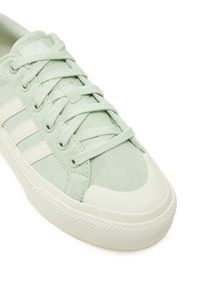 Adidas - adidas Sneakersy Bravada 2.0 Platform JI1800 Zielony. Kolor: zielony. Materiał: materiał. Obcas: na platformie #6