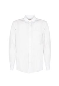 Xagon Koszula "Manica" | P24042ALONGL | Mężczyzna | Biały. Okazja: na co dzień. Kolor: biały. Materiał: bawełna, len, lyocell. Styl: casual, elegancki #4