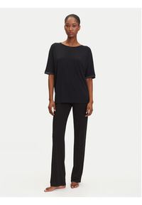 BOSS Koszulka piżamowa Sheen 50545569 Czarny Relaxed Fit. Kolor: czarny