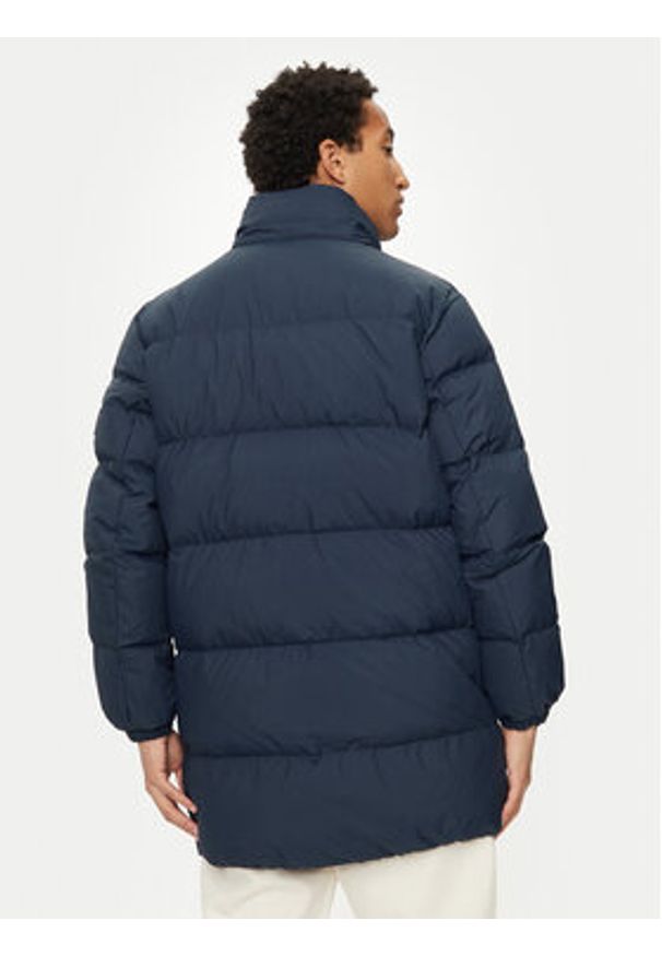 Tommy Jeans Kurtka puchowa Essential DM0DM20466 Granatowy Regular Fit. Kolor: niebieski. Materiał: syntetyk