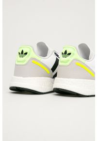 adidas Originals - Buty ZX 1K Boost. Nosek buta: okrągły. Zapięcie: sznurówki. Kolor: biały. Materiał: guma. Model: Adidas ZX
