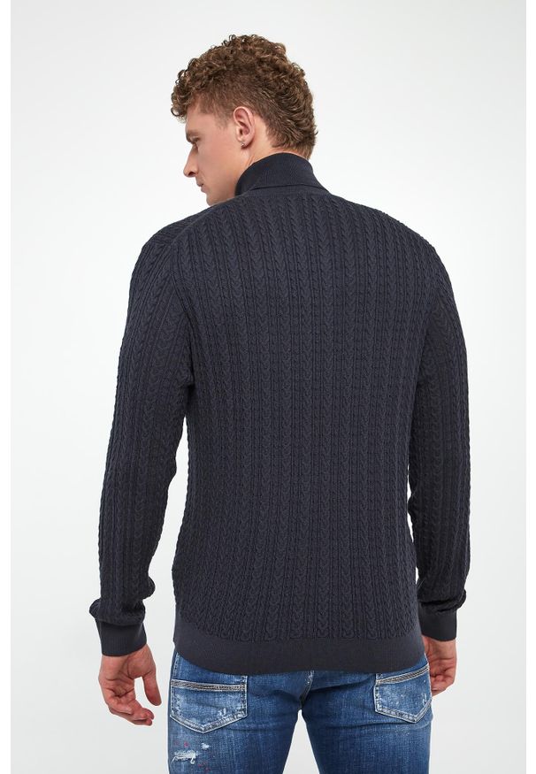 Golf męski bawełniany Danilor JOOP!. Typ kołnierza: golf. Materiał: bawełna