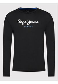 Pepe Jeans Longsleeve Eggo PM508209 Czarny Regular Fit. Kolor: czarny. Materiał: bawełna. Długość rękawa: długi rękaw #3