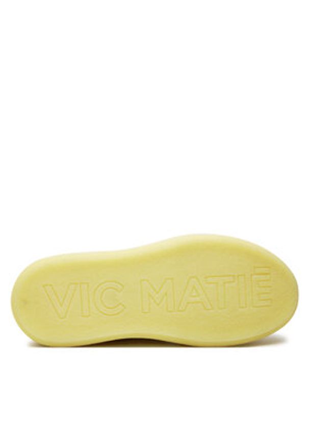Vic Matié Sneakersy 1F2306D 04BOZTE43 Beżowy. Kolor: beżowy. Materiał: zamsz, skóra