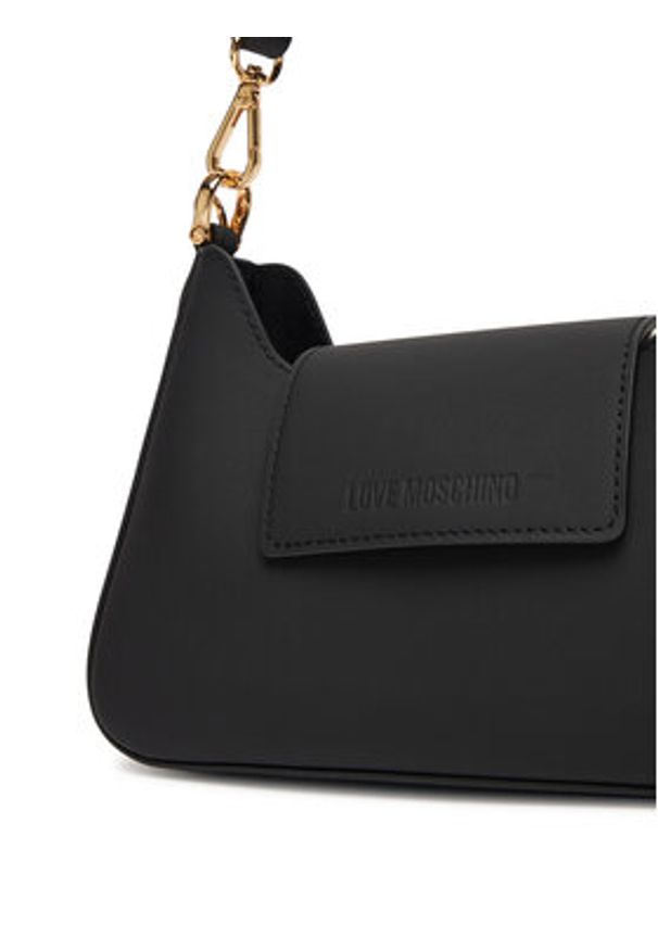 Love Moschino - LOVE MOSCHINO Torebka JC4291PP1NL1400A Czarny. Kolor: czarny. Materiał: skórzane