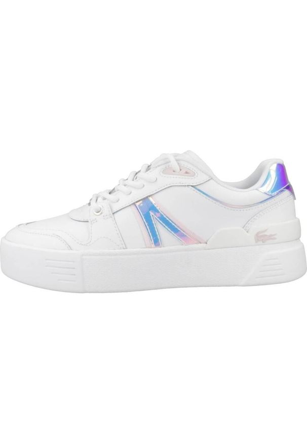 Tenisówki Lacoste Model L002 Evo Leather Kolor Biały. Kolor: biały. Materiał: tkanina, materiał, skóra, syntetyk