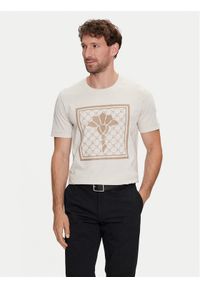 JOOP! T-Shirt 17 JJ-08Bilal 30042365 Beżowy Modern Fit. Kolor: beżowy. Materiał: bawełna