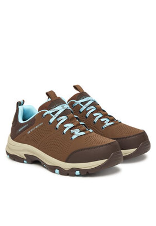 skechers - Skechers Trekkingi Trego 180119/CHOC Brązowy. Kolor: brązowy. Materiał: materiał
