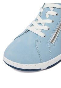 Rieker Sneakersy 42424-10 Niebieski. Kolor: niebieski. Materiał: materiał #9