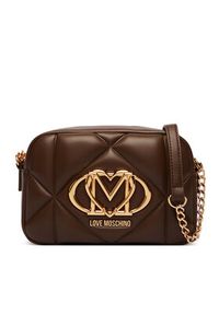Love Moschino - LOVE MOSCHINO Torebka JC4038PP1PLC0300 Brązowy. Kolor: brązowy. Materiał: skórzane #5