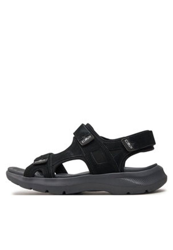 CMP Sandały Emby Hiking Sandal 3Q93637 Czarny. Kolor: czarny. Materiał: zamsz, skóra