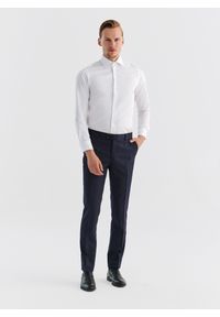 Pako Lorente - PAKO LORENTE – Wełniane spodnie garniturowe w kratę. Materiał: wełna #5