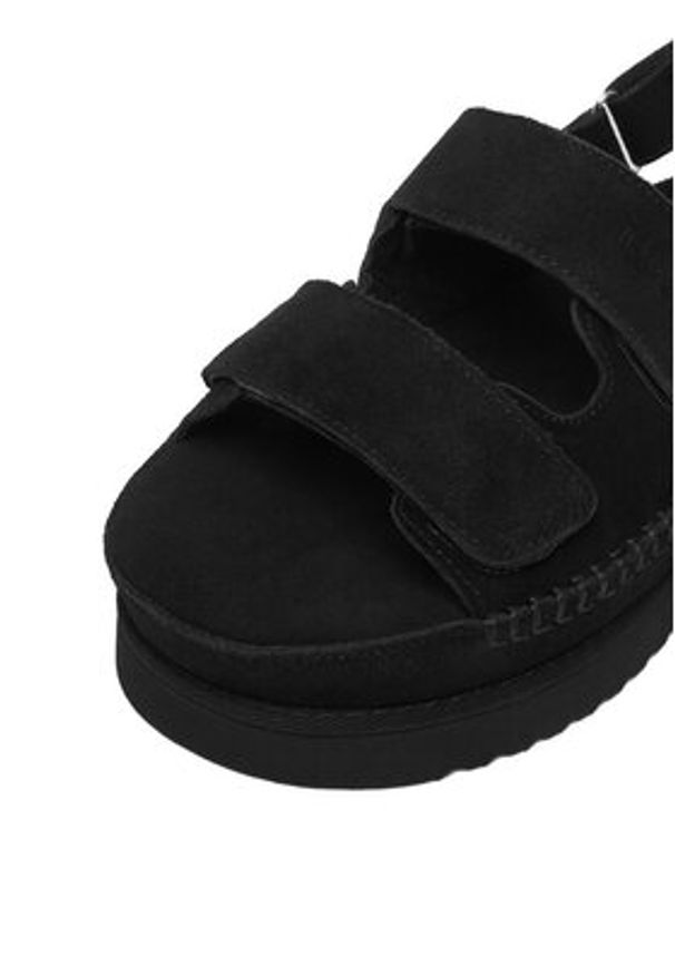 Badura Sandały C-ALEXIA-ABA-C001 Czarny. Kolor: czarny. Materiał: zamsz, skóra