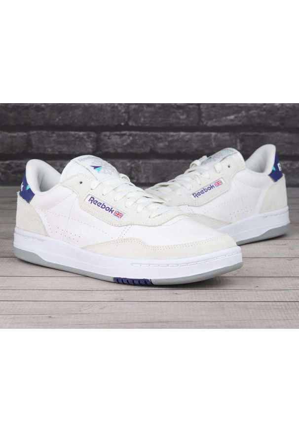 Buty męskie trampki Reebok COURT PEAK. Kolor: biały, wielokolorowy, niebieski