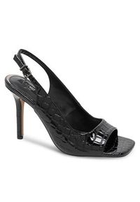 Nine West Sandały FF-1065 Czarny. Kolor: czarny. Materiał: syntetyk