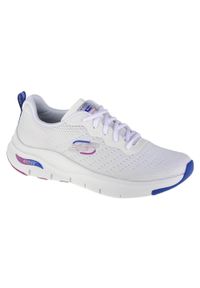 skechers - Buty do chodzenia damskie, Skechers Arch Fit-Infinity Cool. Kolor: wielokolorowy, biały. Sport: turystyka piesza