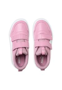Sneakersy dziecięce różowe Puma Multiflex SL V INF. Okazja: na co dzień. Zapięcie: rzepy. Kolor: różowy. Materiał: materiał, syntetyk. Szerokość cholewki: normalna #4