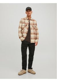 Jack & Jones - Jack&Jones Spodnie materiałowe Ace 12216664 Czarny Carrot Fit. Kolor: czarny. Materiał: bawełna