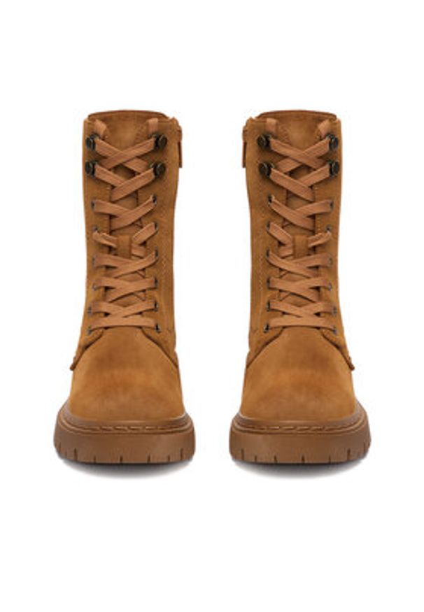 Jenny Fairy Trzewiki WS5899-04 Brązowy. Kolor: brązowy. Materiał: skóra