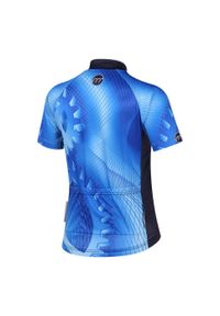 MADANI - Koszulka rowerowa męska madani. Kolor: niebieski. Sport: kolarstwo