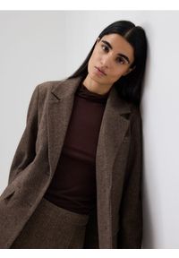 Reserved - Marynarka z wełną - wielobarwny. Materiał: wełna #1