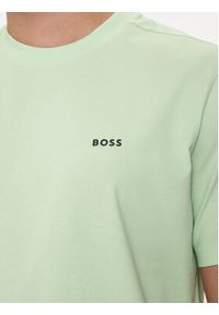 BOSS - Boss T-Shirt Tee 50506373 Zielony Regular Fit. Kolor: zielony. Materiał: bawełna #5