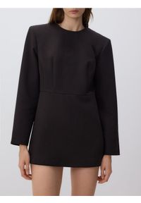 Reserved - Kombinezon z wiązaniem - brązowy. Kolor: brązowy. Materiał: wiskoza, tkanina #1