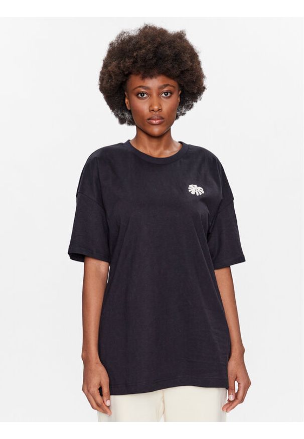 outhorn - Outhorn T-Shirt TTSHF436 Granatowy Relaxed Fit. Kolor: niebieski. Materiał: bawełna