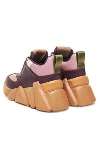 United Nude Sneakersy Space Kick Max 1065691216 Bordowy. Kolor: czerwony. Materiał: skóra
