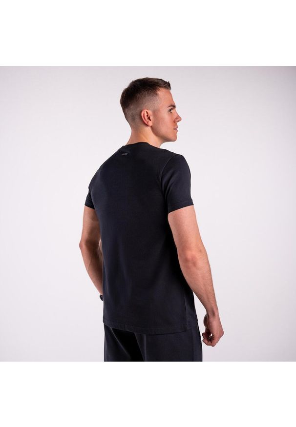 Koszulka regular basic DZIK® czarna. Kolor: czarny