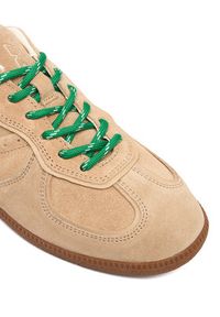Nokwol Sneakersy August Beżowy. Kolor: beżowy. Materiał: skóra, zamsz #4