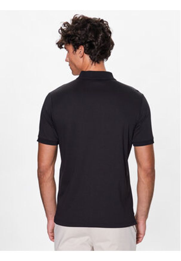 Calvin Klein Polo K10K111201 Czarny Regular Fit. Typ kołnierza: polo. Kolor: czarny. Materiał: bawełna