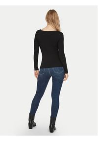 Vero Moda Bluzka Maxi My 10228809 Czarny Slim Fit. Kolor: czarny. Materiał: bawełna #5