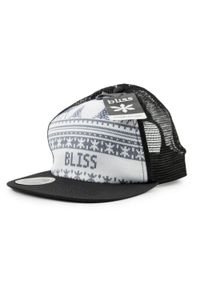 Czapka z daszkiem unisex Level Bliss trucker. Kolor: czarny. Materiał: poliester, bawełna