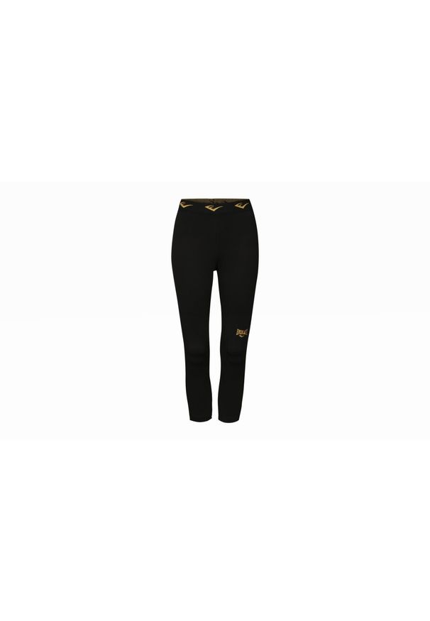 EVERLAST - Legginsy damskie Everlast Leonard 7/8. Kolor: czarny, wielokolorowy, żółty. Sport: fitness, joga i pilates