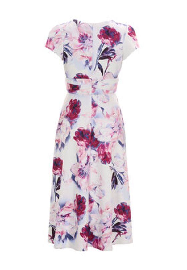 Swing Sukienka koktajlowa 5AI12700 Kolorowy Regular Fit. Materiał: syntetyk. Wzór: kolorowy. Styl: wizytowy