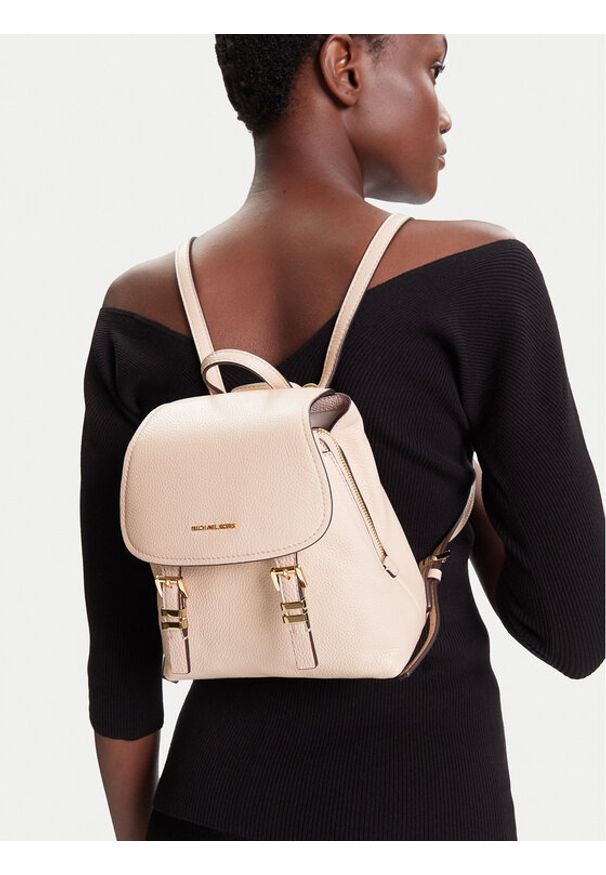 MICHAEL Michael Kors Plecak Quinn 30T5GQNB0L Różowy. Kolor: różowy. Materiał: skóra