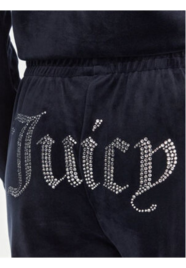 Juicy Couture Spodnie dresowe Tina JCAPW045 Granatowy Regular Fit. Kolor: niebieski. Materiał: syntetyk