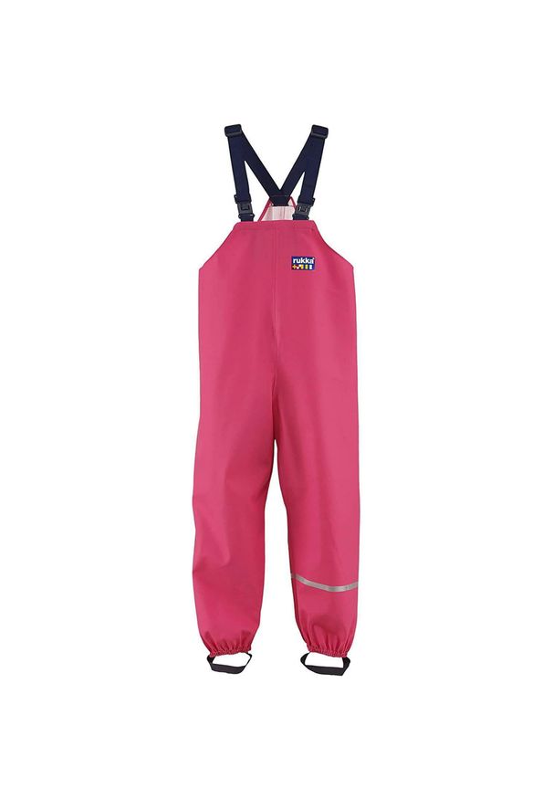 GLENMUIR - Wodoodporne Spodnie Dziecięce Ruka Rain Cranberry 104. Kolor: czerwony. Materiał: poliester