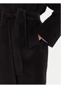 Marella Płaszcz wełniany Scherzo 2523016102 Czarny Regular Fit. Kolor: czarny. Materiał: wełna