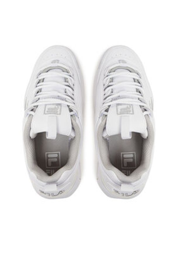 Fila Sneakersy Disruptor M FFT0146 13070 Biały. Kolor: biały. Materiał: skóra