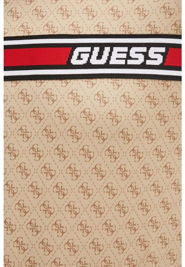 Guess - GUESS Beżowa bluza męska New Korbin, Rozmiar L. Kolor: beżowy