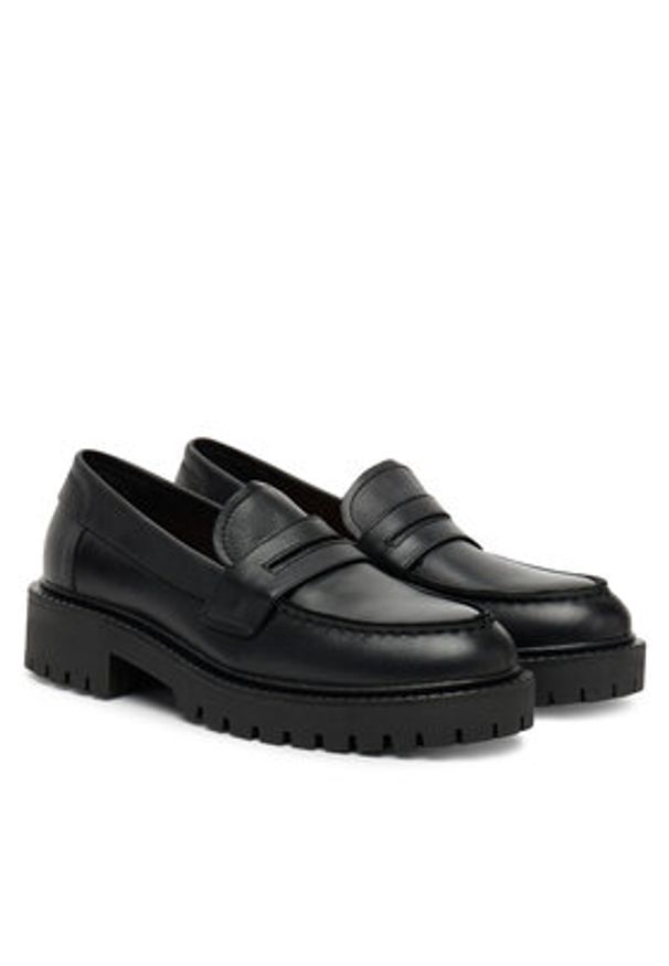 Marc O'Polo Loafersy SS2M3011 Czarny. Kolor: czarny. Materiał: skóra