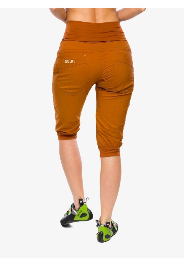 OCUN - Spodenki wspinaczkowe damskie Ocun Noya Eco Shorts. Kolor: pomarańczowy