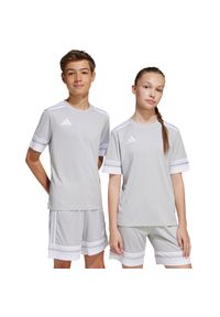 Adidas - Koszulka dla dzieci adidas Squadra 25. Kolor: biały, szary, wielokolorowy. Sport: piłka nożna