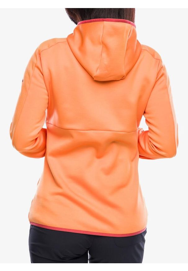 Polar damski Vaude Valsorda Fleece Hoody. Kolor: pomarańczowy. Materiał: polar